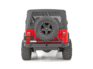 Rough Country - Jeep Classic Full Width Rear Bumper w/Tire Carrier 87-06 Wrangler YJ/TJ Rough Country - Image 3