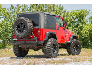 Rough Country - Jeep Classic Full Width Rear Bumper w/Tire Carrier 87-06 Wrangler YJ/TJ Rough Country - Image 4