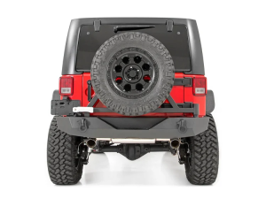 Rough Country - Jeep Rock Crawler Rear HD Bumper w/Tire Carrier 07-18 Wrangler JK Rough Country - Image 3