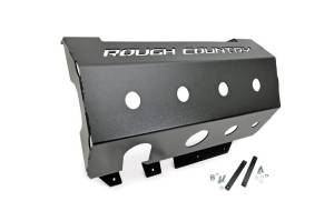 Rough Country - Jeep Muffler Skid Plate 07-18 Wrangler JK Rough Country - Image 2