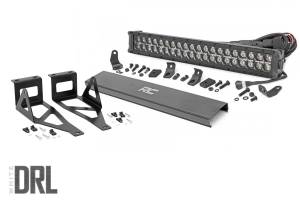 Rough Country - Ford 20 Inch LED Bumper Kit Black Series w/White DRL 05-07 F-250/350 Rough Country - Image 1