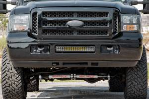 Rough Country - Ford 20 Inch LED Bumper Kit Black Series w/White DRL 05-07 F-250/350 Rough Country - Image 2