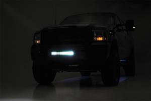 Rough Country - Ford 20 Inch LED Bumper Kit Black Series w/White DRL 05-07 F-250/350 Rough Country - Image 3