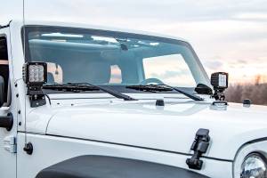 Rough Country - Jeep Lower Windshield Light Mounts 07-18 Wrangler JK For Rough Country 70905 Rough Country - Image 3