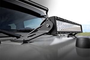 Rough Country - Jeep 20 Inch LED Hood Mounts 07-18 Wrangler JK Rough Country - Image 3