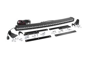 Rough Country - 30 Inch Curved Cree LED Grille Kit Single Row 14-18 Silverado/Sierra 1500 Rough Country - Image 2