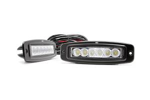 Rough Country - 6 Inch Flush Mount LED Light Bars Pair Rough Country - Image 1