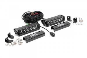 Rough Country - 6 Inch CREE LED Light Bars Pair Chrome Series Rough Country - Image 1