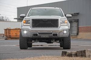 Rough Country - 2 Inch Cree LED Fog Light Kit Black Series 14-15 Sierra 1500 Rough Country - Image 2