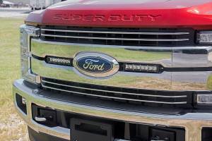 Rough Country - 8 Inch LED Grille Kit Chrome Series 17-19 F-250 Lariat Rough Country - Image 2