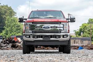 Rough Country - 8 Inch LED Grille Kit Chrome Series 17-19 F-250 Lariat Rough Country - Image 4