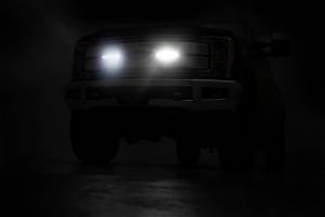 Rough Country - 8 Inch LED Grille Kit Black Series 17-19 F-250 Lariat Rough Country - Image 4