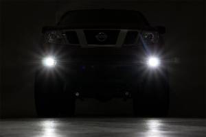 Rough Country - Nissan LED Fog Light Kit Black Series 05-19 Frontier Rough Country - Image 2