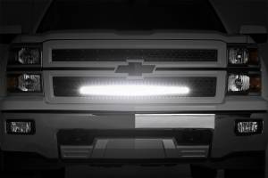 Rough Country - Mesh Grille w/30 Inch Black Series LED 14-15 Silverado 1500 Rough Country - Image 3