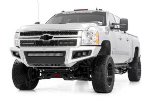 Rough Country - Mesh Grille w/Dual 12 Inch Black Series LEDs 11-14 Silverado HD Rough Country - Image 3