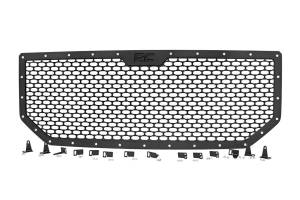 Rough Country - Sierra Mesh Grille 16-18 Sierra 1500 Black Powdercoat Stainless Steel Hardware Rough Country - Image 3