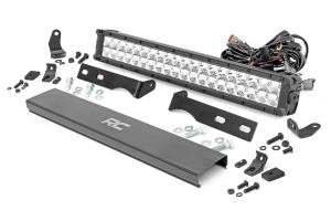 Rough Country - Jeep 20 Inch LED Bumper Kit Chrome Series w/Cool White DRL 11-20 WK2 Grand Cherokee Rough Country - Image 1