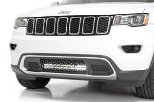 Rough Country - Jeep 20 Inch LED Bumper Kit Chrome Series w/Cool White DRL 11-20 WK2 Grand Cherokee Rough Country - Image 2