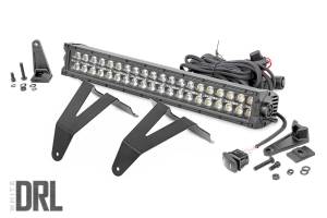 Rough Country - Dodge 20 Inch LED Bumper Kit Black Series w/Cool White DRL 19-20 RAM 1500 Rough Country - Image 1