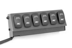 Rough Country - MLC-6 Multiple Light Controller Upper Dash Mount Kit 18-Up Wrangler JL, 20 Gladiator JT Rough Country - Image 4