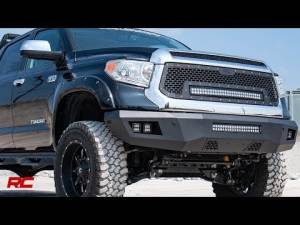 Rough Country - Toyota Mesh Grille w/30 Inch Dual Row Black Series LED w/Cool White DRL 14-17 Tundra Rough Country - Image 2