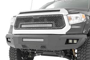 Rough Country - Toyota Mesh Grille w/30 Inch Dual Row Black Series LED w/Cool White DRL 14-17 Tundra Rough Country - Image 3