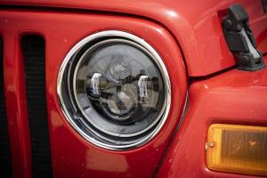 Rough Country - Jeep 7 Inch LED Projection Headlights Wrangler TJ, JK Rough Country - Image 4