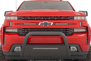 Rough Country - Chevy Dual 10 Inch LED Grille Kit Black Series 19-20 Silverado 1500 Rough Country - Image 3