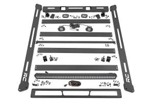 Jeep Roof Rack System w/Black-Series LED Lights 07-18 Wrangler JK Rough Country