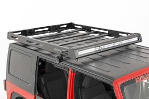 Rough Country - Jeep Roof Rack System w/Black-Series LED Lights 07-18 Wrangler JK Rough Country - Image 4