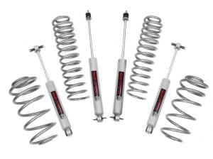 2.5 Inch Jeep Suspension Lift Kit Preminum N3 Shocks 4 Cyl 04-06 4WD Jeep Wrangler TJ Unlimited 97-06 4WD Jeep Wrangler TJ Rough Country