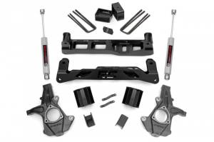 5 Inch Suspension Lift Kit w/N3 14-17 Silverado/Sierra 1500 2WD Cast Steel Rough Country