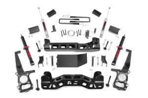 4 Inch Suspension Lift Kit Lifted N3 Struts 09-10 F-150 4WD Rough Country