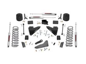 5 Inch Suspension Lift Kit Coil Springs Radius Drops 14-18 RAM 2500 4WD Diesel Rough Country