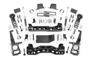 Rough Country - 6 Inch Suspension Lift Kit Lifted Struts 14 F-150 4WD Rough Country - Image 1