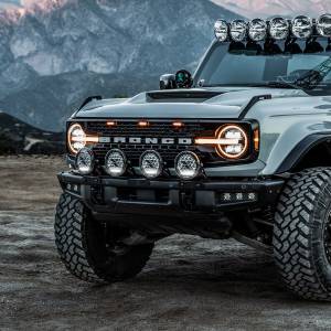 Project X Offroad - Series X 4-Light Bumper Kit for 2021-Present Bronco Project X Offroad - Image 6