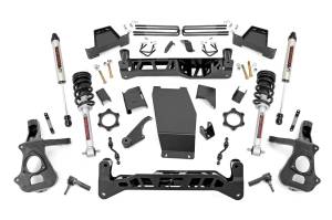 7 Inch Suspension Lift Kit Lifted Struts & V2 Shocks 14-18 Silverado/Sierra 1500 4WD Cast Steel Rough Country