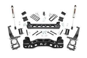 4 Inch Suspension Lift Kit w/V2 Shocks 09-10 F-150 Rough Country