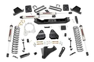 4.5 Inch Suspension Lift Kit 4 Inch Axle Diam w/V2 Shocks 17-19 F-250/350 4WD Diesel Rough Country