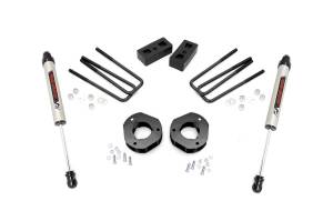 Rough Country - 3.5 Inch Suspension Lift Kit w/V2 Shocks 07-13 Silverado/Sierra 1500 2WD Rough Country - Image 1