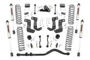 Rough Country - 3.5 Inch Jeep Suspension Lift Kit Control Arm Drop & V2 Shocks 18-20 Wrangler JL Rough Country - Image 1