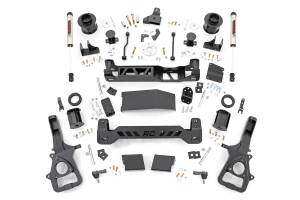 Rough Country - 6 Inch RAM Suspension Lift Kit w/V2 Shocks 19-23 RAM 1500 4WD 22XL Factory Wheel Models Rough Country - Image 1