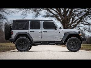 Rough Country - 4 Inch Long Arm Suspension Lift Kit w/Vertex Shocks 18-20 Wrangler JL 4 Door Rough Country - Image 2