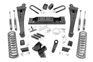 Rough Country - 5 Inch Dodge Radius Arm Suspension Lift Kit 19-Up RAM 3500 4WD Diesel, Dual Rear Wheels Rough Country - Image 2