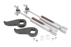 1.5-2 Inch Leveling Torsion Bar Keys w/N3 Shocks 20-Up Silverado/Sierra 2500HD/3500HD Rough Country