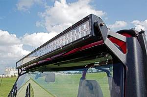 Rough Country - Jeep 50 Inch Straight LED Light Bar Upper Windshield Mounts 87-95 YJ Rough Country - Image 1