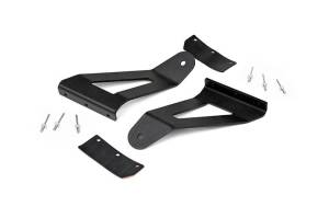 Rough Country - Jeep 50 Inch Curved LED Light Bar Upper Windshield Mounts 84-01 XJ Cherokee Rough Country - Image 2