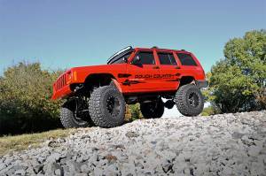 Rough Country - Jeep 50 Inch Curved LED Light Bar Upper Windshield Mounts 84-01 XJ Cherokee Rough Country - Image 3