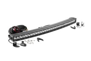 Rough Country - 30 Inch Curved CREE LED Light Bar Single Row Chrome Series Rough Country - Image 1