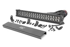 Rough Country - 20 Inch CREE LED Light Bar Dual Row Black Series w/Cool White DRL Rough Country - Image 1